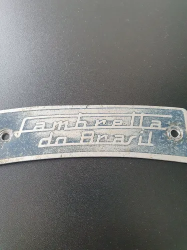 Emblema Lambretta do Brasil LI Original