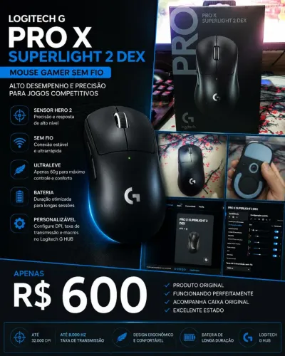 Logitech G Pro X Superlight 2 DEX