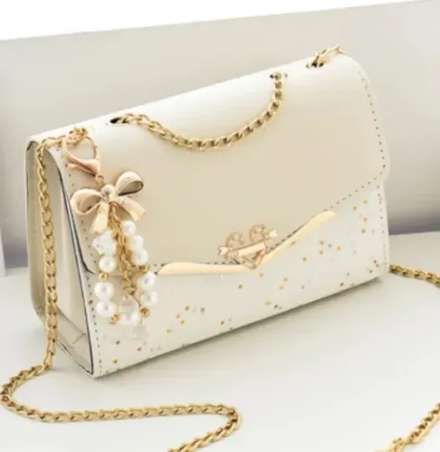 Bolsa Feminina Lantejoulas Estilo Coreano - Desapego (Usada)