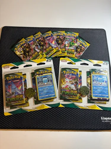Blister quádruplo e booster avulso de céus em evolução!