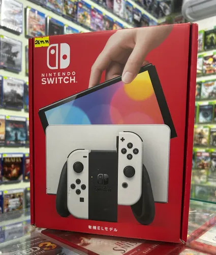 Nintendo Switch Oled 64GB Branco Novo lacrado 