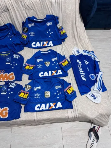 Camisas do Cruzeiro Lote Coleção inteira
