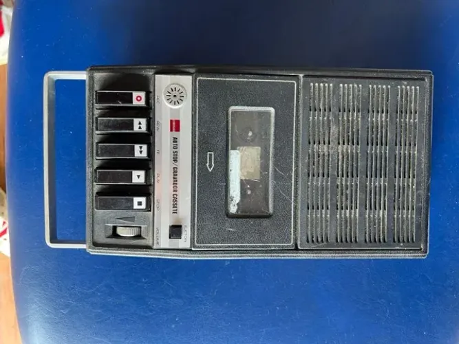 Gravador antigo reliquia SHARP anos 70