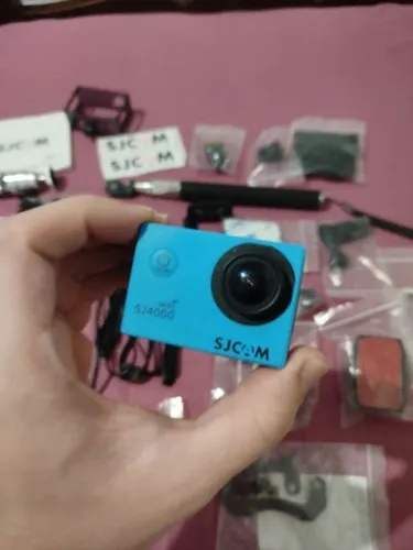 Câmera de ação SJCAM SJ4000 Wi-fi - Impecável + Kit Completo (Controle, Tripé, Monopod)