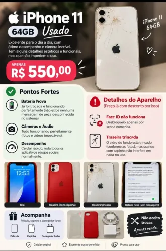 IPHONE 11 USADO 64GB