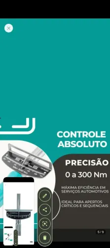 2 Torquimetro Vareta Encaixe 1/2 Escala 0 A 300 Nm
