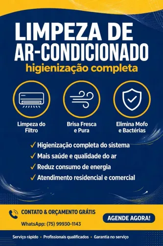 Limpeza de ar condicionado