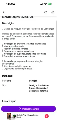 MARIDO DE ALUGUEL - SERVIÇOS COM QUALIDADE E CONFIANÇA