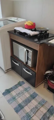 Balcão para Cooktop e armário aéreo