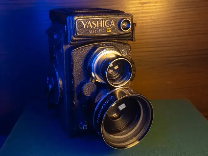 Lente Grande Angular para TLR Yashica