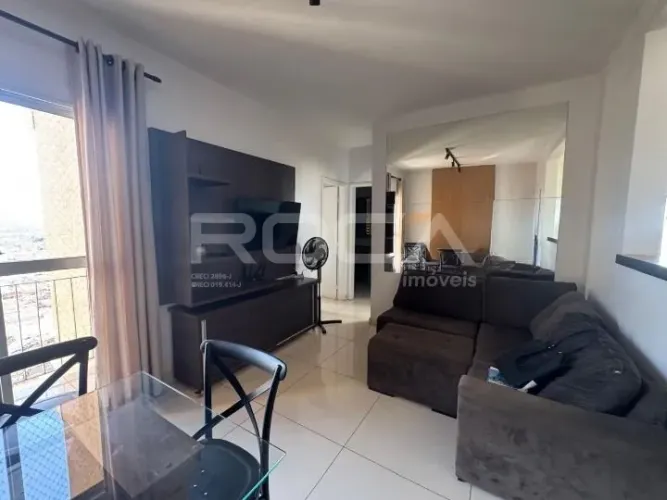 Apartamento mobiliado com 02 quartos para Alugar no Alto do Ipiranga, Ribeirão Preto.