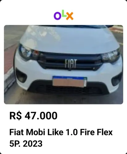 Fiat Mobi Like 1.0 Fire Flex 5P. 2023