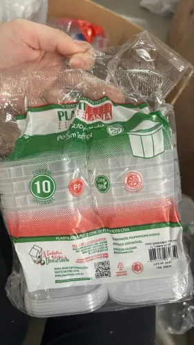 Pote plástico 