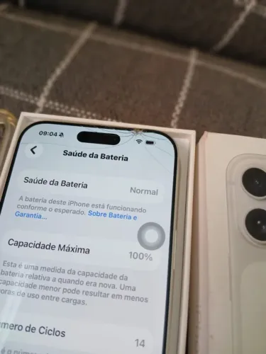 17 pro max 256g oportunidade detalhe no vidro apenas venda nao aceito troca