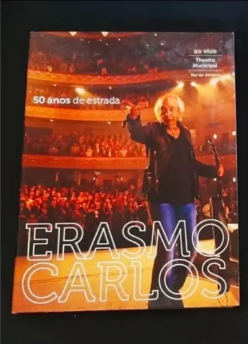 DVD Erasmo Carlos 50 Anos de Estrada Teatro Municipal RJ