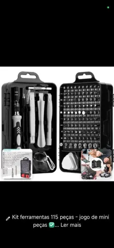 Kit ferramentas 115 peças