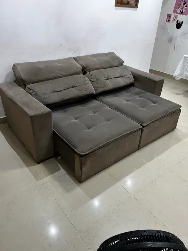 Sofá Retrátil e Reclinável 2 Lugares