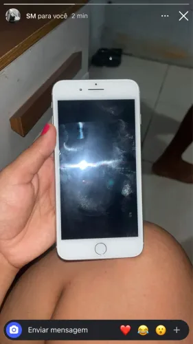 Troco iPhone 8 Plus por um XR OU 11 bateria 100%. Biometria off 64 gigas branco câmeras ok