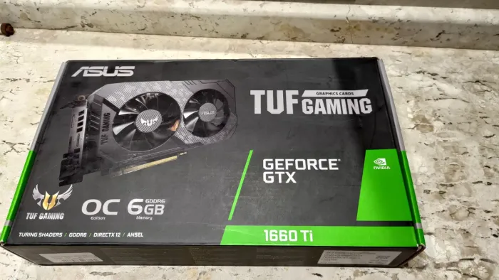 VENDO: ASUS TUF GAMING GTX 1660 Ti OC 6GB GDDR6 - Completa na Caixa