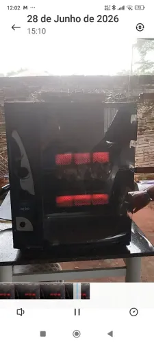 churrasqueira giratória a gás 