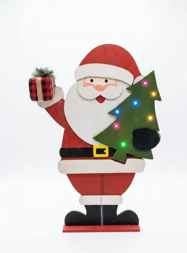 Papai noel com luz