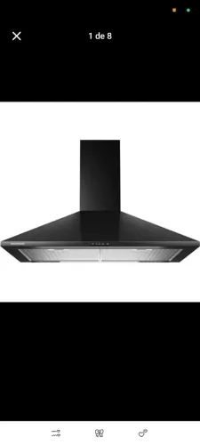 Vendo Coifa Depurador/Exaustor Parede Brastemp 60cm (4 Bocas) Piramidal 220v Preta