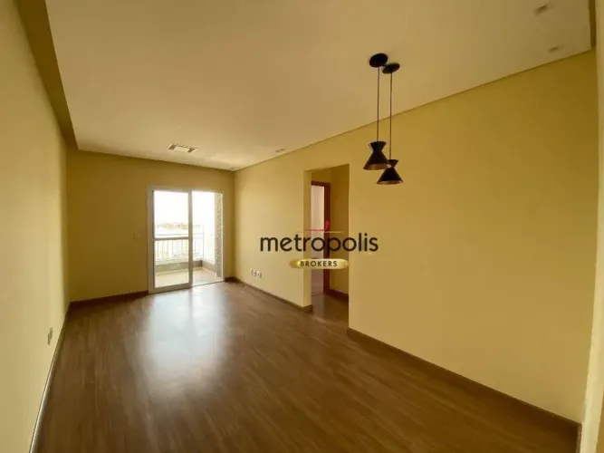 Apartamento com 2 dormitórios para alugar, 63 m² por R$ 4.230,62/mês - Campestre - Santo A