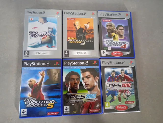 Jogos PlayStation 2 originais europeus