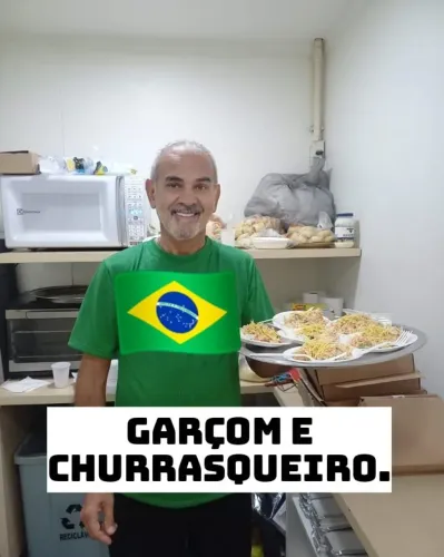GARÇOM e churrasqueiros com experiência e referências.
