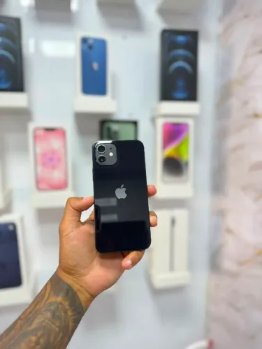 IPHONE 12 128GB<br>R$ 1.499<br>PROMOÇÃO