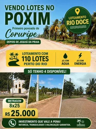 Vendo lotes no poxim