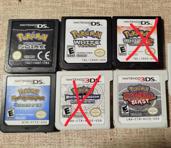 Jogos pokémon Nintendo 3DS e ds