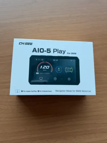GPS BMW chigee aio5 play - conectividade BMW PELO MENU DA MOTO - NOVO - LACRADO