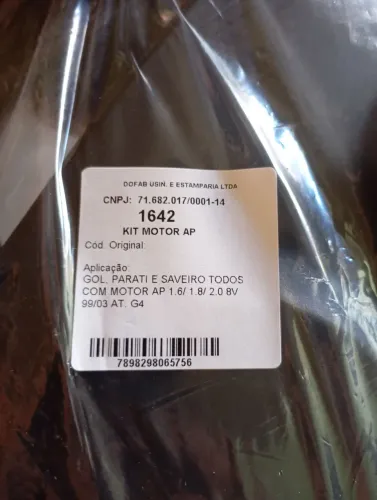 Kit motor AP protetor de correia dentada e correia dentada e tensor de correia 