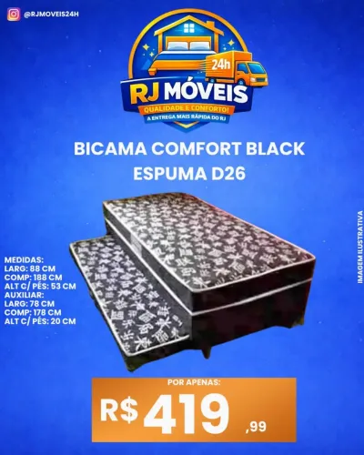 Bicama box Black D26