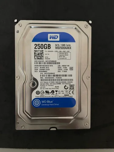 HD SATA 250 GB 