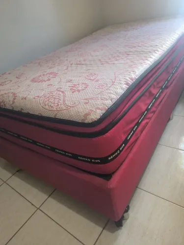 Cama Box solteiro Kenko Kim massageadora