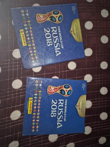 Álbuns da copa da Rússia 2018, quase completo