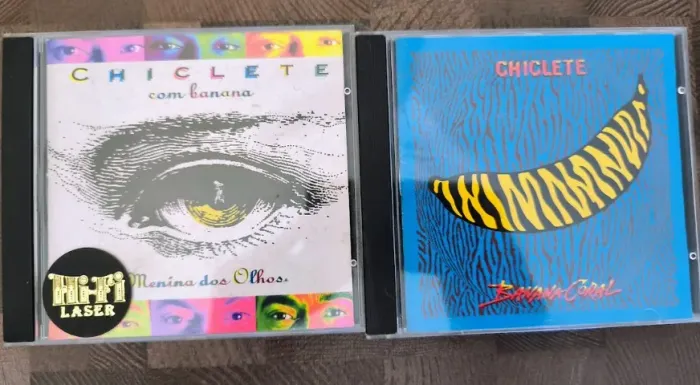 Kit 2 Cds Chiclete com Banana - Menina dos Olhos - Banana Coral