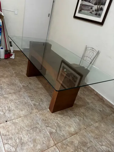 Mesa de Jantar de Vidro
