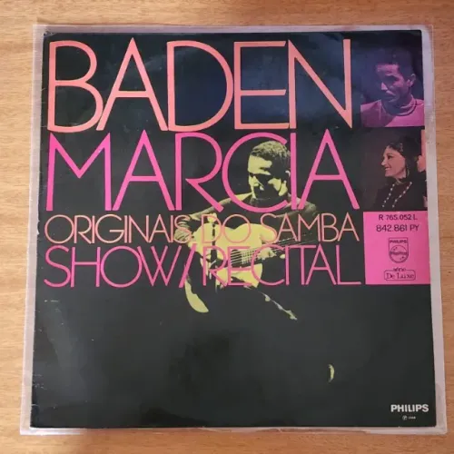 Lp Baden Powell, Márcia E Os Originais Do Samba - Show Recital