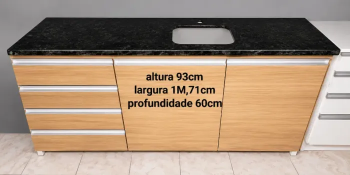 Gabinete de pia - COZINHA