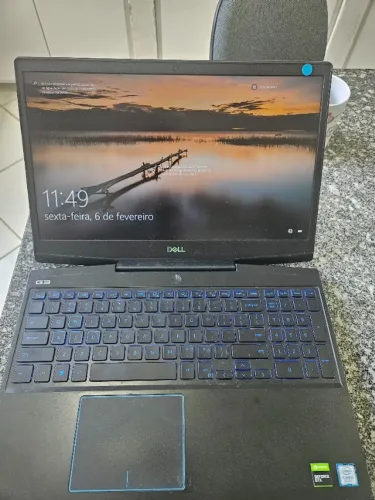 Notebook Dell G3 3590, geforce gtx, core i5 9th geração, tela de LED