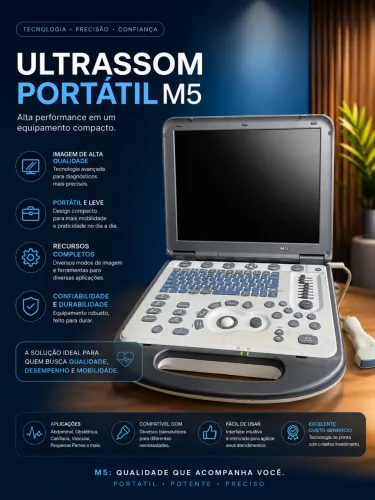 Ultrassom Veterinário Mindray M5. Premium.