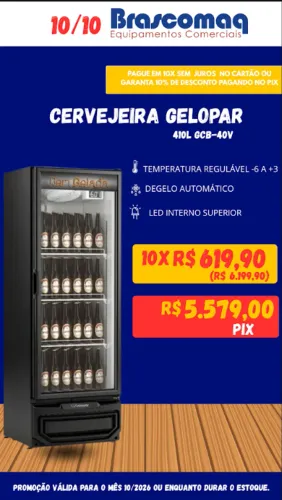 Cervejeira 410 L Gelopar