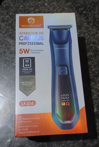 Máquina cortar cabelo corte aparador bateria Hmaston