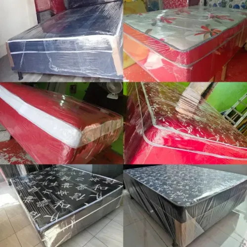 Cama casal molas ensacadas novas, material de qualidade. Vai bem embalado