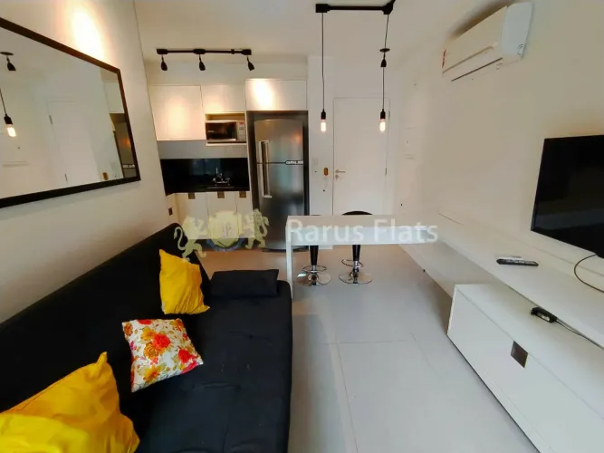 Flat para locação no Itaim Bibi - Edifício Studio Suzano - Cód. XXT13530