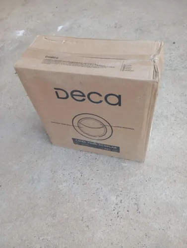 Caixa acoplada deca branca nova