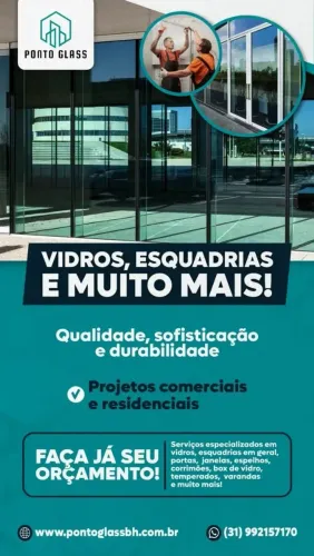VIDRAÇARIA COMPLETA EM BH - QUALIDADE E SEGURANÇA